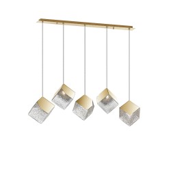 Suspensie Schuller ·Priscila· Lamp 5L., Gold 720595 G9 Spania