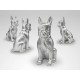 Figurina Decorativa Schuller ·Bulldog Frances· Large Figure, Silver 722582 Spania