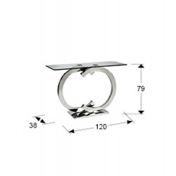 Consola Schuller ·Casandra· Console Table, Steel 739139 Spania