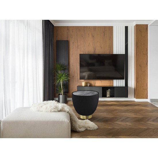 Masuta Schuller Candy - Side Table Black-Brass 745413 Spania