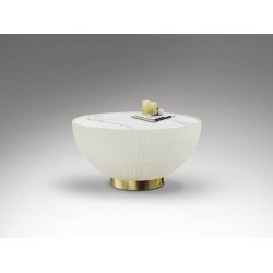 Masuta de Cafea Schuller Candy - Coffee Table White-Brass 745529 Spania