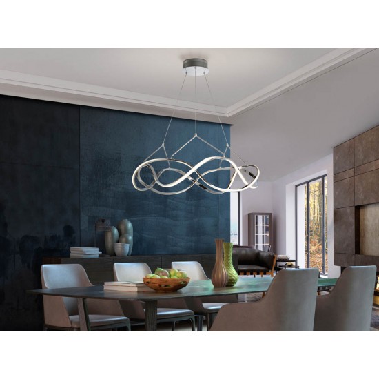 Suspensie Schuller ·Molly· Led Lamp Ø80 Chrome, Dimmable 763950D Led Spania
