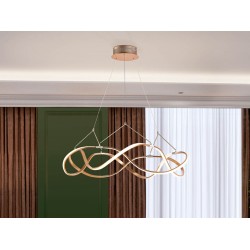 Suspensie Schuller ·Molly· Led Lamp Ø80 Rose Gold, Dimmable 763967D Led Spania