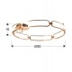 Lustra Plafon Schuller ·Colette· Led Ceiling Lamp Ø80, Rose Gold, Dimmable 786508D Led Spania
