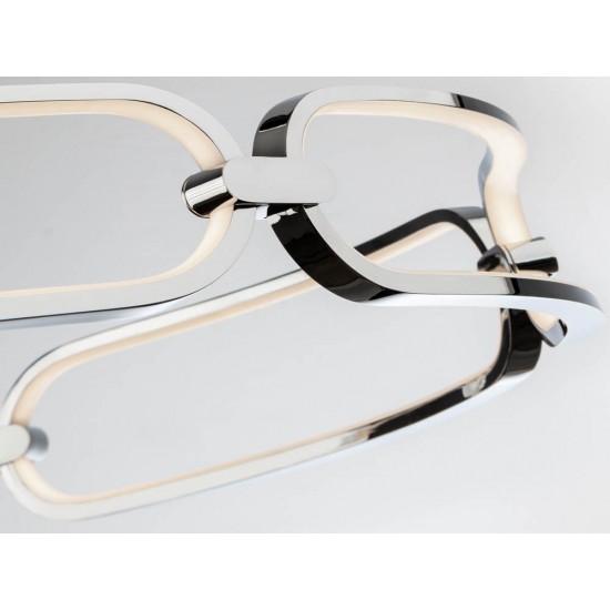 Lustra Plafon Schuller ·Colette· Led Ceiling L.Ø80, Chrome, Dimmable 786577D Led Spania
