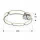 Lustra Plafon Schuller ·Colette· Led Ceiling L.Ø80, Chrome, Dimmable 786577D Led Spania