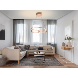 Suspensie Schuller ·Colette· Led Lamp Ø47 Gold Rose, Dimm 786621D Led Spania