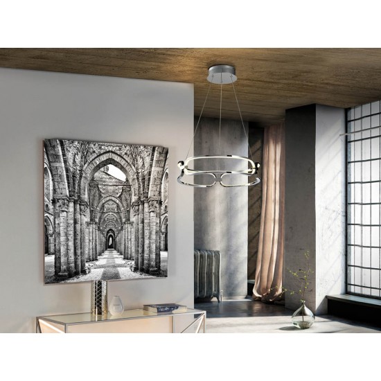 Suspensie Schuller ·Colette· Led Lamp Ø47 Chrome, Dimm 786645D Led Spania