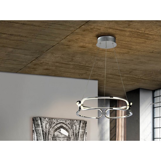 Suspensie Schuller ·Colette· Led Lamp Ø47 Chrome, Dimm 786645D Led Spania