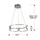 Suspensie Schuller ·Colette· Led Lamp Ø47 Chrome, Dimm 786645D Led Spania