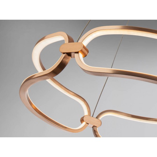 Suspensie Schuller ·Colette· Led Lamp Ø60 Rose Gold, Dimmable 786716D Led Spania