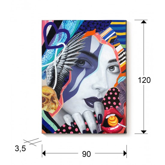 Tablou Decorativ Schuller ·Pop Art· Acrylic, 90X120 788243 Spania