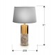 Veioza Schuller ·Lucian· Table Lamp 1L., Grey Marble 788366 E27 Spania