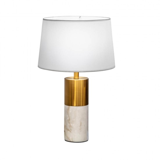 Veioza Schuller ·Lucian· Table Lamp 1L., White Marble 788397 E27 Spania