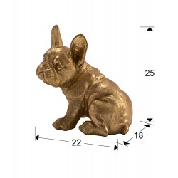 Figurina Decorativa Schuller ·Bull Frances· Small Figure, Golden 816601 Spania