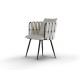Fotoliu Schuller ·Ventura· Armchair, Black-White 835640 Spania