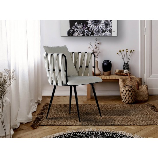 Fotoliu Schuller ·Ventura· Armchair, Black-White 835640 Spania