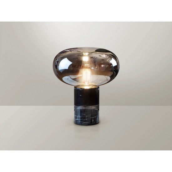 Veioza Schuller ·Fungi· Table Lamp 1L Black Marble 837125 E27 Spania