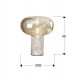 Veioza Schuller ·Fungi· Table Lamp 1L White Marble 837156 E27 Spania