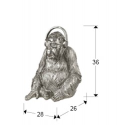 Tablou Decorativ Schuller ·Orangutan Music· Figure, Silver 925938 Spania