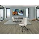 Fotoliu Schuller ·Diane· White Caster Wheel Chair, Grey Thread 935869 Spania