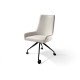 Fotoliu Schuller ·Diane· White Caster Wheel Chair, Grey Thread 935869 Spania