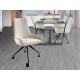 Fotoliu Schuller ·Diane· White Caster Wheel Chair, Grey Thread 935869 Spania