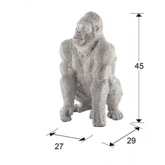 Figurina Decorativa Schuller ·Gorila· Small Figure, Silver 957014 Spania