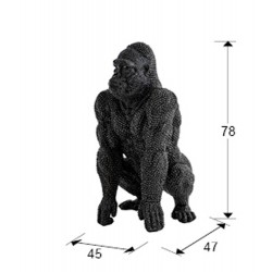 Figurina Decorativa Schuller ·Gorila· Large Figure, Black 957137 Spania