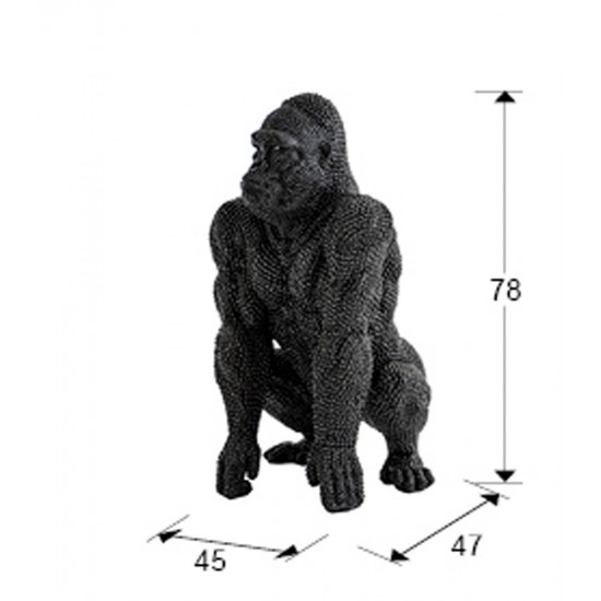 Figurina Decorativa Schuller ·Gorila· Large Figure, Black 957137 Spania