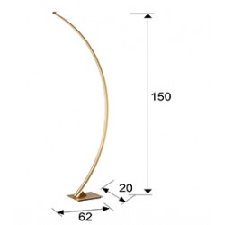 Lampadar ARCUS Schuller Led, Auriu  589204 Spania