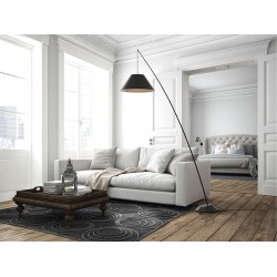 Lampadar JUNCO Schuller E27, Negru 425131 Spania