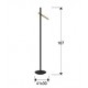 Lampadar VARAS Schuller Led, Negru Mat|Auriu 373685 Spania