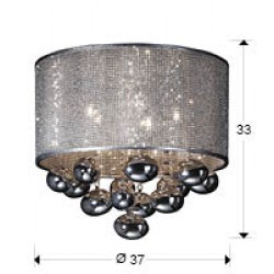 Lustra Plafon ANDROMEDA Schuller G9, Crom 174213 Spania