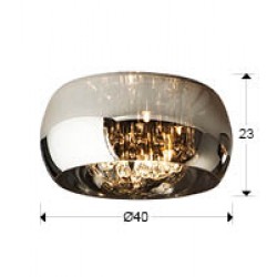 Lustra Plafon ARGOS Schuller G9, Crom 507939D Spania