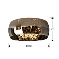 Lustra Plafon ARGOS Schuller G9, Crom 508030 Spania