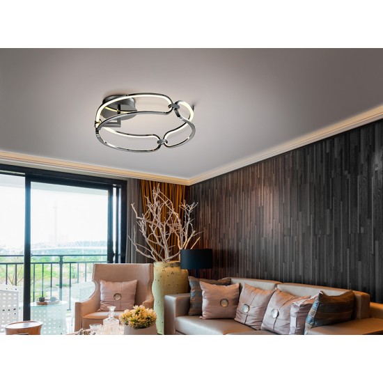 Lustra Plafon COLETTE Schuller Led, Crom 786485 Spania