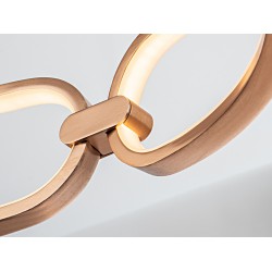 Lustra Plafon COLETTE Schuller Led, Auriu Rose 786508 Spania