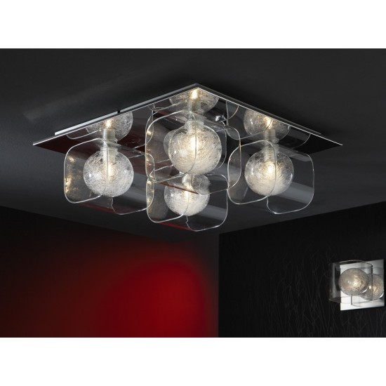 Lustra Plafon ECLIPSE Schuller G9, Crom 506736 Spania
