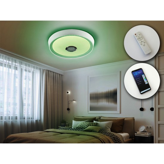 Plafoniera JAZZ Schuller Led, Alb Mat 851472 Spania