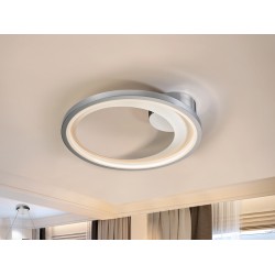 Lustra Plafon LARIS Schuller Led, Crom 281483 Spania
