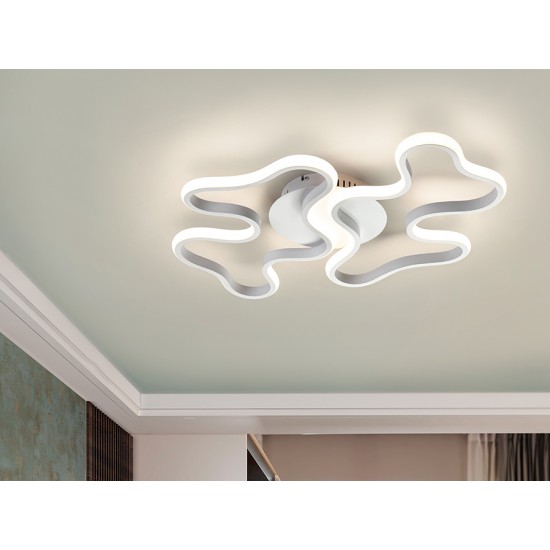 Lustra Plafon MAREA Schuller Led, Alb Slefuit 723714 Spania