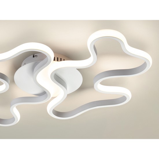 Lustra Plafon MAREA Schuller Led, Alb Slefuit 723714 Spania