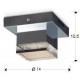 Plafoniera PRISMA Schuller Led, Crom 475168 Spania