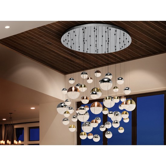 Suspensie  Schuller Led, Crom 794691B Spania