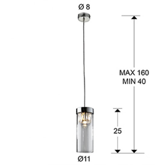Pendul AVA Schuller G9, Crom 689127 Spania