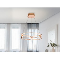 Suspensie COLETTE Schuller Led, Auriu Rose 786621 Spania