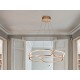 Suspensie COLETTE Schuller Led, Auriu Rose 786716 Spania