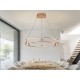 Suspensie COLETTE Schuller Led, Auriu Rose 786966 Spania