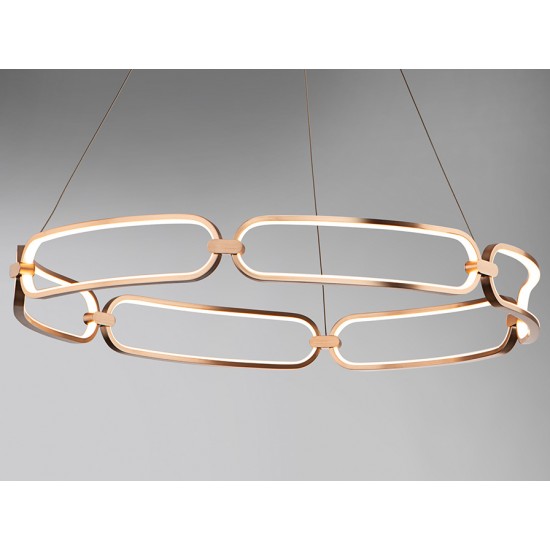 Suspensie COLETTE Schuller Led, Auriu Rose 786966 Spania